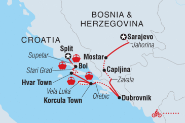 Fietsvakantie Balkan