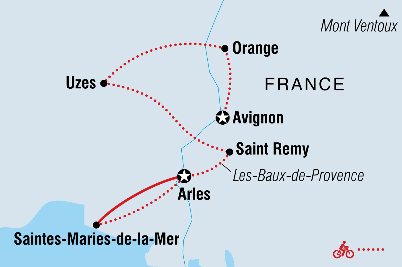 Route Provence, 8 dagen