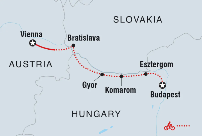 8-daagse fietsreis langs de Donau
