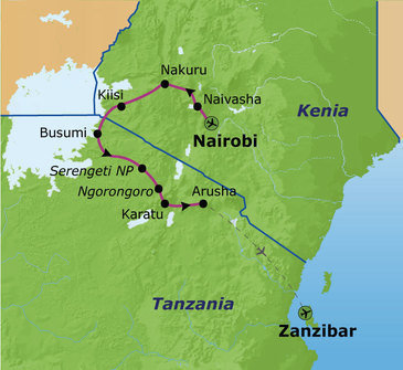 16-daagse Oost Afrika familiereis 