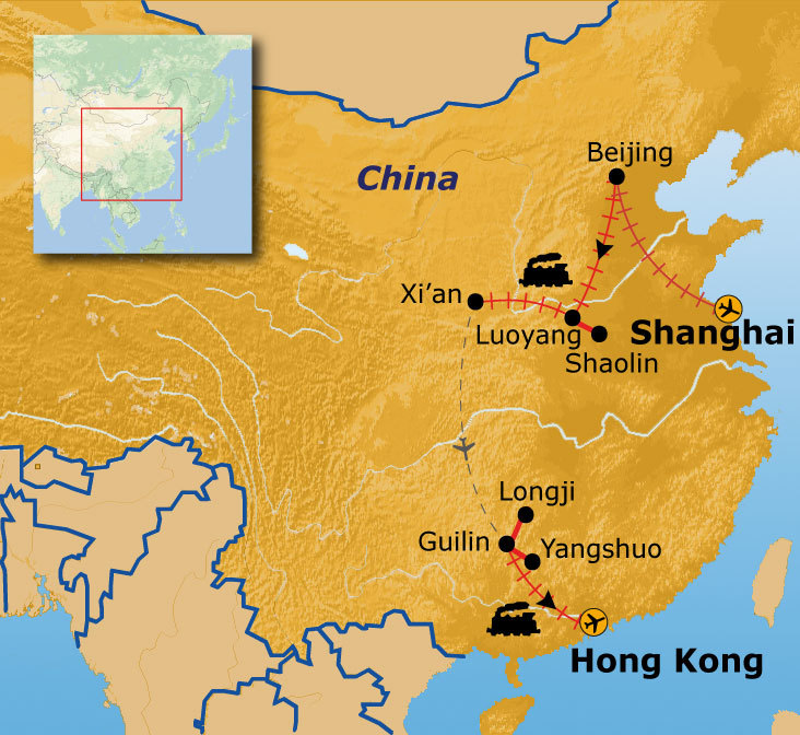 Route China, 19 dagen vanaf juli 2026