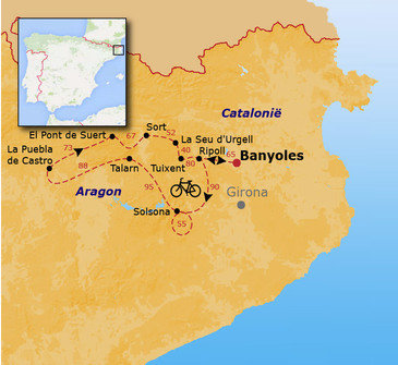 Fietsvakantie Catalonië en Aragon - 15 dagen 