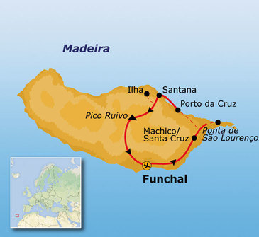 Route Madeira, 8 dagen