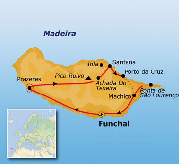 Route Madeira, 8 dagen