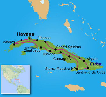 Route Cuba, 19 dagen