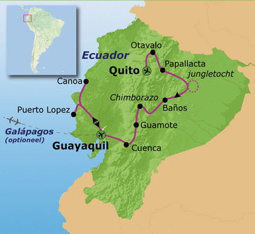 Route Ecuador, 22 dagen