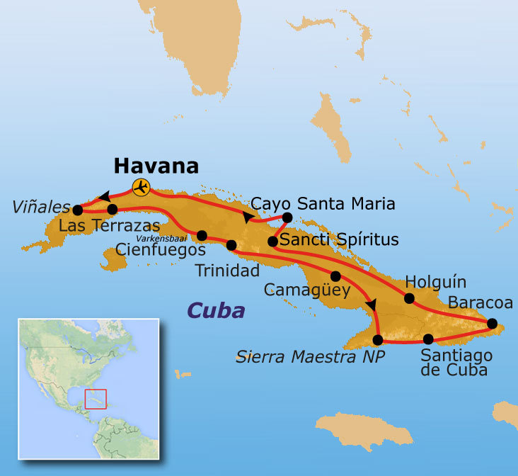 Route Cuba, 24 dagen