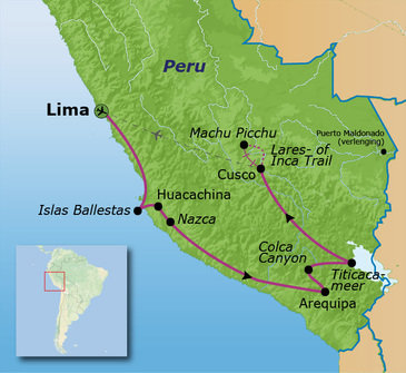 Route Peru, 23 dagen