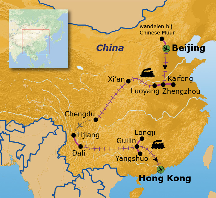 Route China, 23 dagen