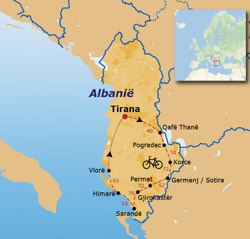 Fietsvakantie Albanië