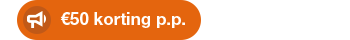 Actieweek: €50 korting per persoon