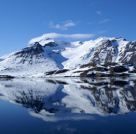 Reflecterend water Spitsbergen