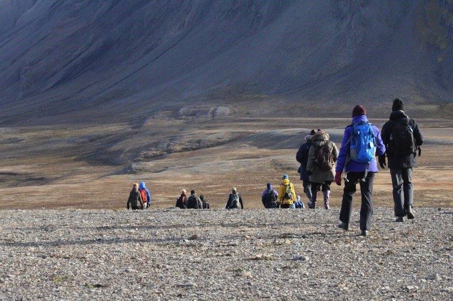 wandeling Spitsbergen