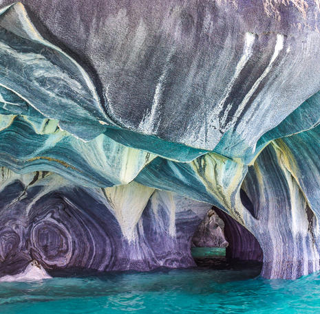 Patagonië marmeren grot