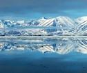 Reflecterend ijswater Spitsbergen
