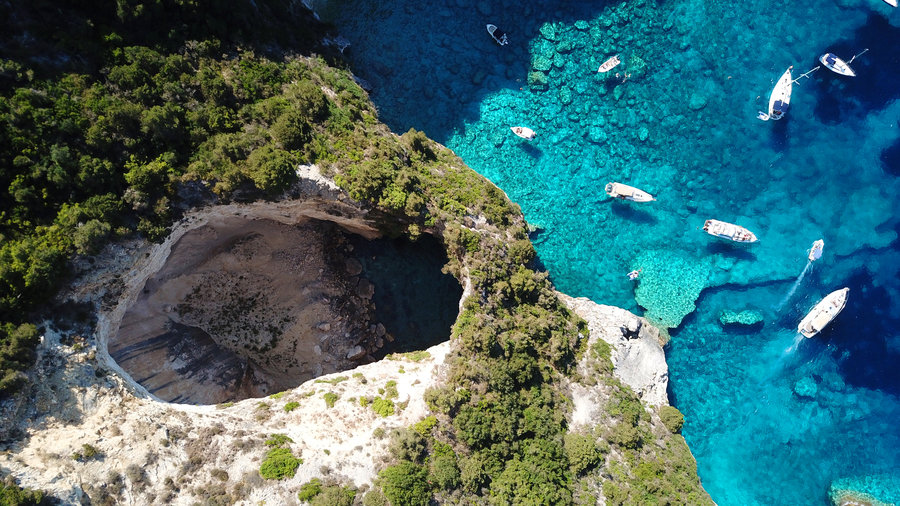 Noord-Griekenland: Paxos - Blue Lagoon