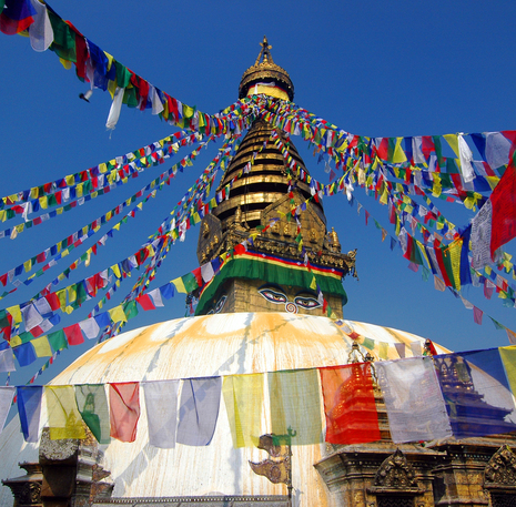 Rondreis Nepal Bodnath Kathmandu