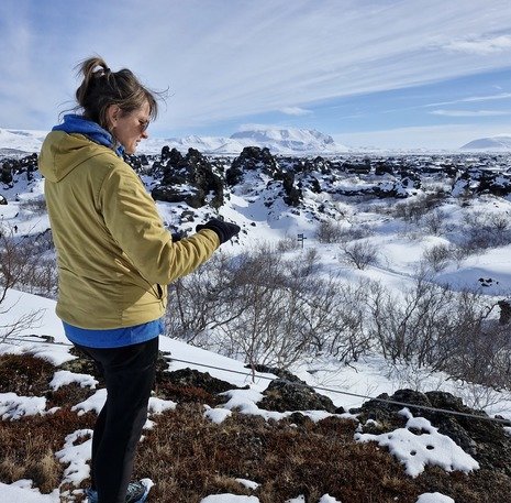 Dimmuborgir uitzicht