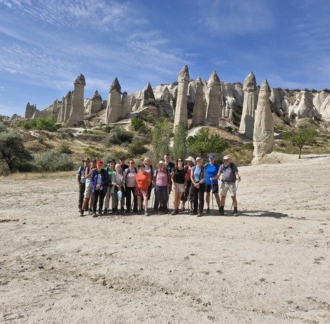 Wandelvakantie Turkije Cappadocië groepsfoto