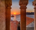 Korcula zonsondergang