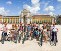 Groepsfoto fietstour Lissabon