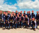 Groepsfoto voor Canyoning