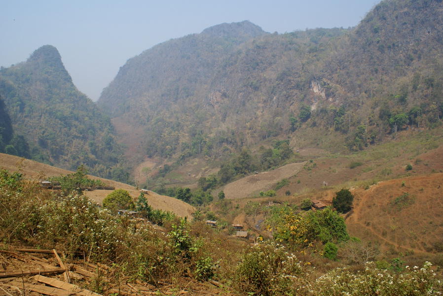 Uitzicht tijdens driedaagse trekking
