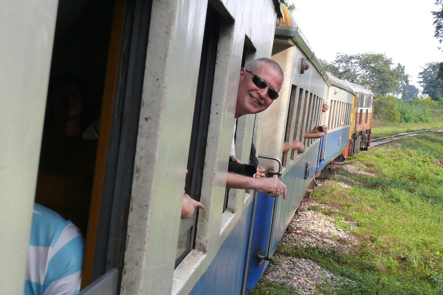 Trein in Kanchanaburi