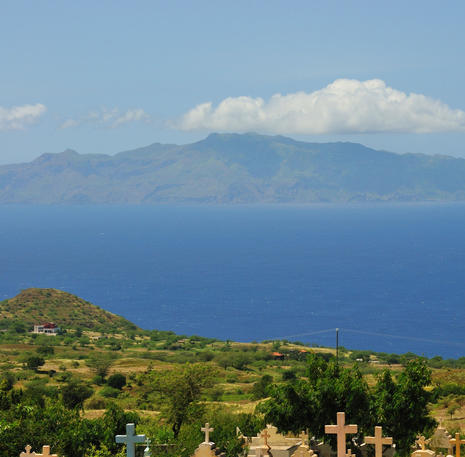 uitzicht vanaf Fogo - Kaapverdië