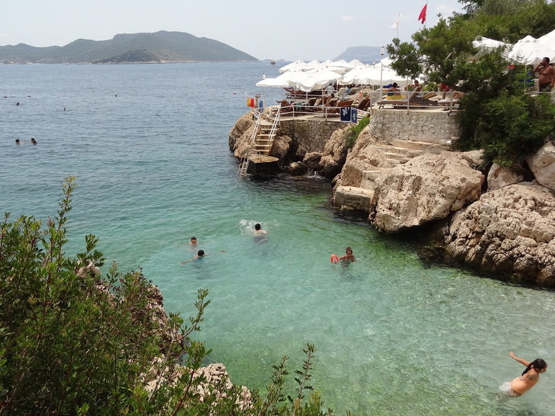 Turkije Kas strand mooi uitzicht