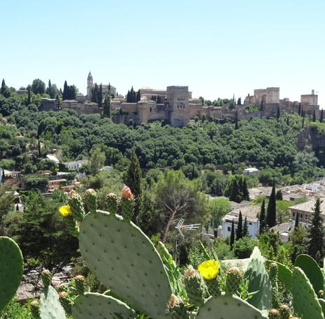 Uitzicht op Alhambra