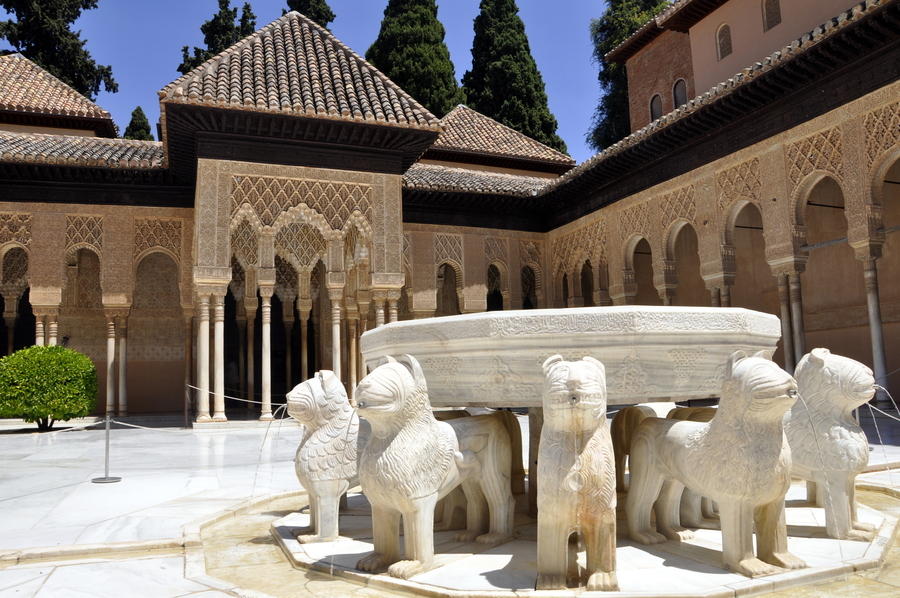Alhambra Patio of Lions Granada