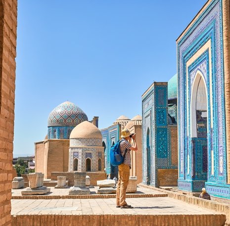 Het beroemde Registan in Samarkand