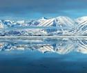 Reflecterend ijswater Spitsbergen