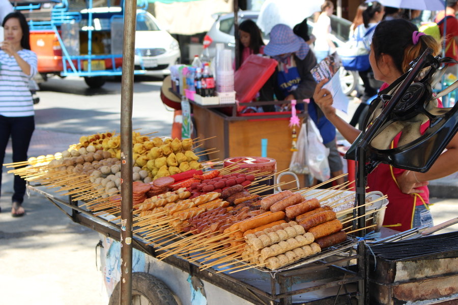 Straatverkoop Thailand
