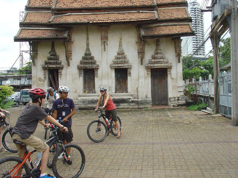 Fietsen in Bangkok