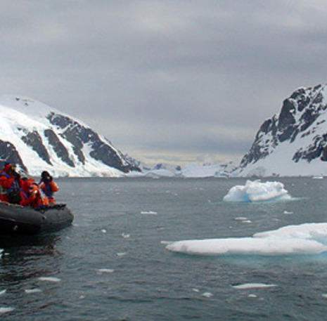 Zodiac boot Antarctica