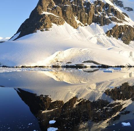 Reflecterend water Antarctica