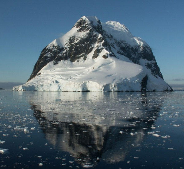 Reflecterend ijswater Zuidpool