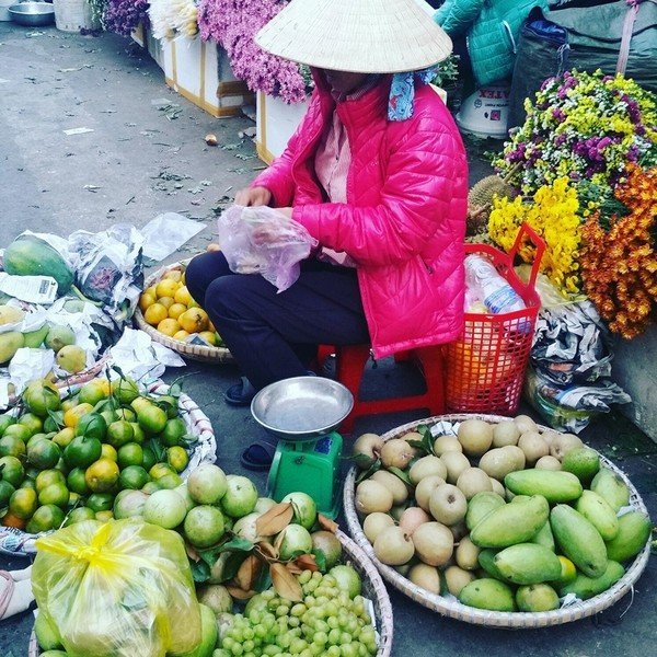 Vietnam J - lokale verkoopster