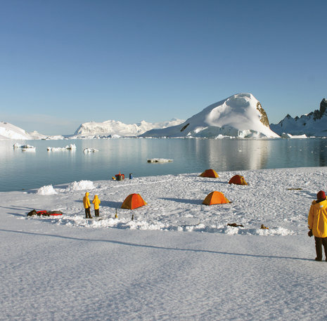 Kamperen Zuidpool, Antarctica