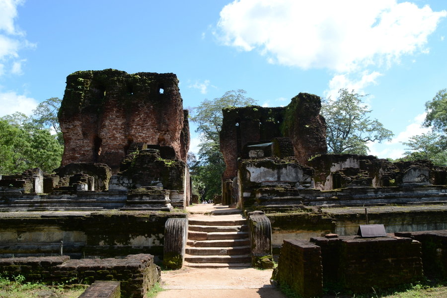 tempelruïnes van Polonnaruwa