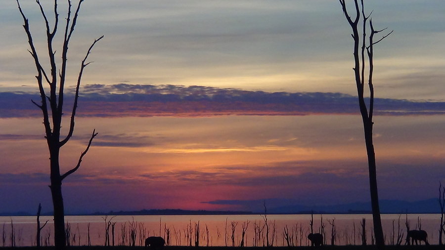 Zonsondergang Kariba