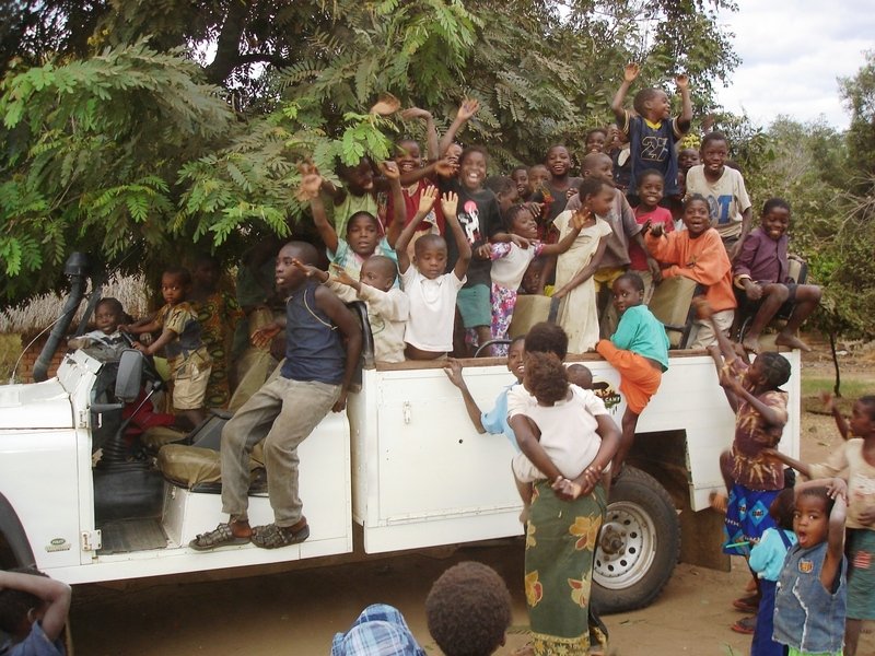 Lokale bevolking onderweg