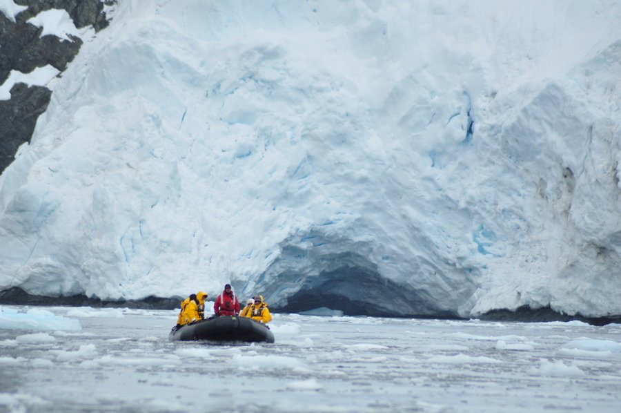 Zodiac boot Antarctica