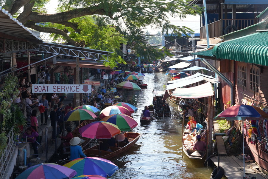 Damnoen Saduak drijvende markt