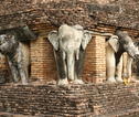 Olifantentempel in Sukhothai