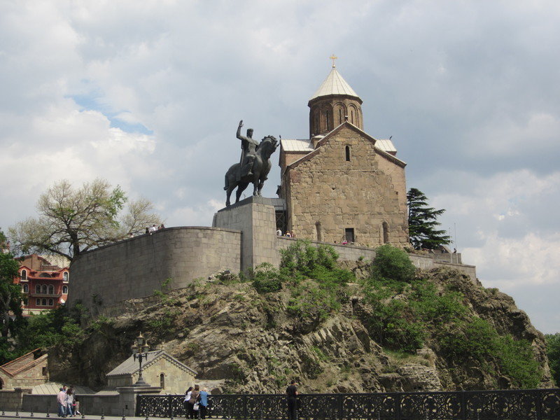 Lokale vrouw Tbilisi Georgië 