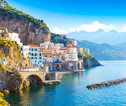Amalfi gebied uitzicht