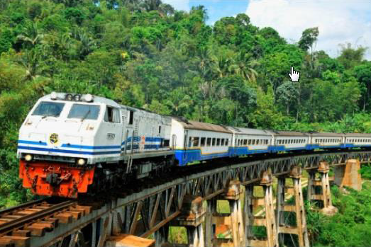 Treinrit naar Wonosobo